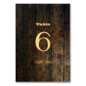 Landelijke laarzen hoed schuur houten bruiloft kaart (Achterkant)