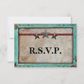 Landelijke landkaart perkament papier RSVP kaart (Achterkant)