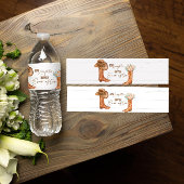 Landelijke landlaarzen en hoed Waterfles-label Waterfles Etiket