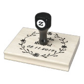 Landelijke laurier landelijke krans trouw save the 	rubberstempel (Stempel)
