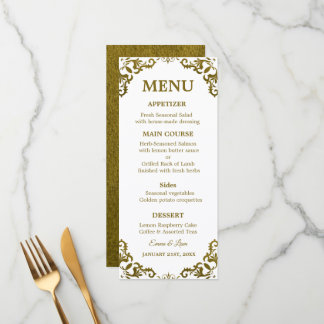 Landelijke Mexicaanse Trouw Menu Kaart