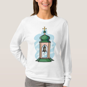 Landelijke Orthodoxe Kerkklokkentoren T-shirt