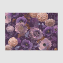 Landelijke paarse botanische vette vintage boho bl