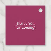 Landelijke Pastel Bloemige Terrarium Tuin Bruiloft Bedankjes Labels (Achterkant)