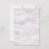 landelijke pastel botanische RSVP-trouwkaart RSVP Kaartje (Achterkant)