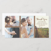 Landelijke prikkeldraad hek rustieke bruiloft bedankkaart (Voorkant / Achterkant)