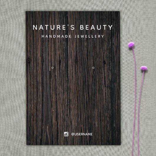 Landelijke rotswout met juwelen-kaart visitekaartje