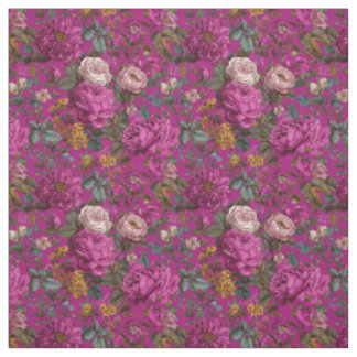 Landelijke Roze Botanische Krachtige Vintage Boho Stof