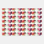 Landelijke stijlvolle bloemstukken inpakpapier vel (Voorkant)