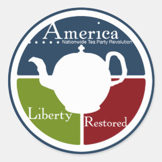 Landelijke Tea Party Revolution sticker