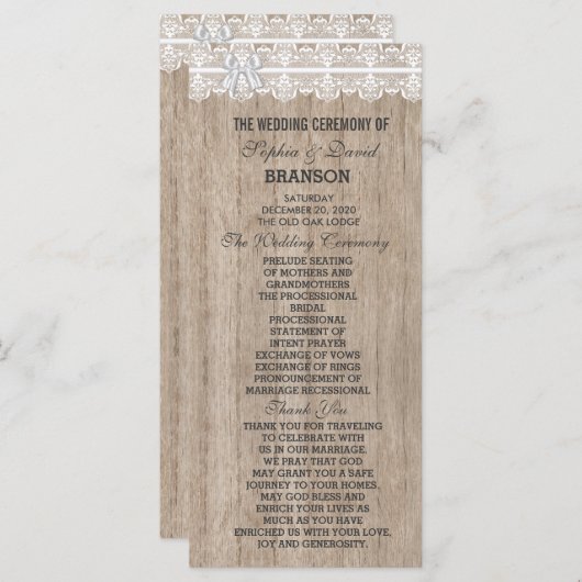 Landelijke Trouwjurk Kant Oude Schuur Houten Op Ma Programma (Voorkant / Achterkant)