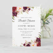 landelijke uitnodiging voor bruidsdouche (Staand voorkant)