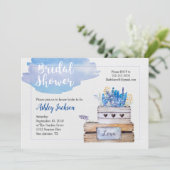 Landelijke uitnodiging voor bruidsmeisjesfeest (Staand voorkant)