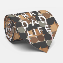 Landelijke Vader Retro Print Vaderdag Zegswijze Ci Stropdas