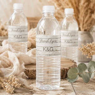landelijke vintage country barnwood boerderij brui waterfles etiket