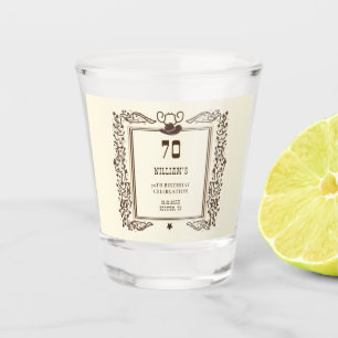 Landelijke Vintage Cowboy Western Schuur Elegant  Shot Glas