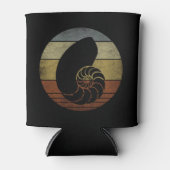 LANDELIJKE VINTAGE NAUTILUS BLIKJESKOELER (Voorkant)