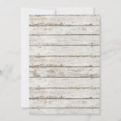 landelijke vintage schuur houten schuur trouw uitn kaart (Achterkant)