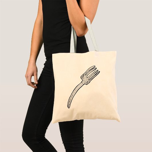 Landelijke Vintage Vork Retro Bestek Tote Bag