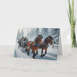 Landelijke wenskaarten in kerststijl. feestdagen kaart