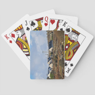 Landelijke woningen pokerkaarten