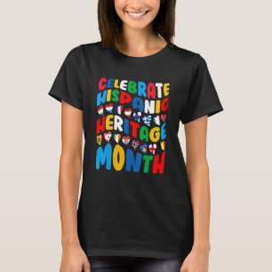 Landen met Latijns-Amerika en Latijns-Amerika vier T-shirt