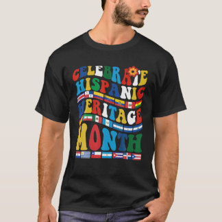 Landen met Latijns-Amerika en Latijns-Amerika vier T-shirt