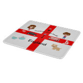 Landen van de wereld - Engeland 2 Snijplank (Hoek)