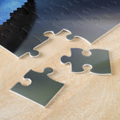 Landenblauw bonensap legpuzzel (Zijkant)