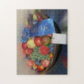 Landenblauw bonensap legpuzzel (Verticaal)