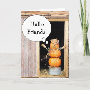 LANDENCHARM OVER DE MELJES THANKSGIVING WISSEN FEESTDAGEN KAART