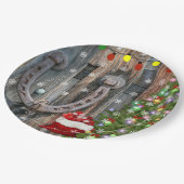 Landencharmekerstmis Papieren Bordje (Gekanteld)