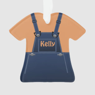 Landenfolk overalls Custom O Ornament