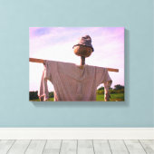 Landengardenrecrow Canvas Afdruk (Insitu (Houten vloer))