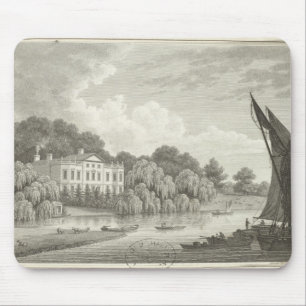Landenhuis met meer en meer muismat