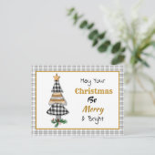 Landenkerstboom | Merry en Bright Ca Briefkaart (Staand voorkant)