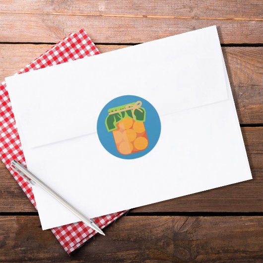 Landenkleding Ronde Sticker