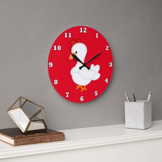 Landenklokkklok voor Rooster Kitchen Grote Klok (Kantoor)