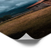 Landenkool op het platteland tijdens het Storm Poster (Hoek)