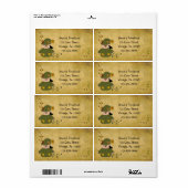 Landenlabel Etiket (Full Sheet)