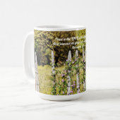 Landenomheining en bloemen Mok Cup (Voorkant links)