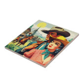 landenpaar illustratie tegeltje (Zijkant)