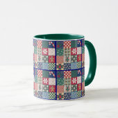 Landenpatchwork Quilt Mok Cup (Voorkant rechts)