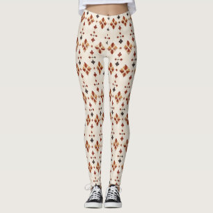 landenpatroon retro leggings