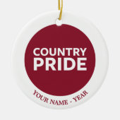 Landenprijs Keramisch Ornament (Voorkant)