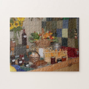 Landentoonoogstscherm voor eerlijke Herfst Legpuzzel