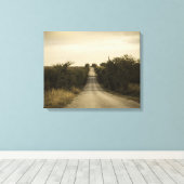 Landenweg Canvas Afdruk (Insitu (Houten vloer))