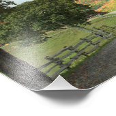 Landenwegafdrukken Foto Afdruk (Hoek)