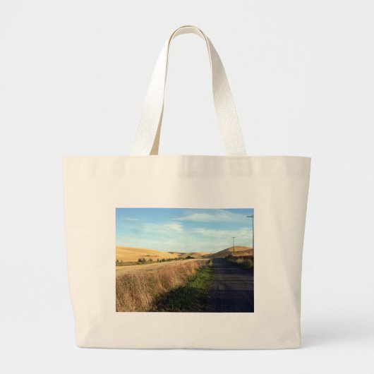 Landenweggrote canvas tas (Voorkant)