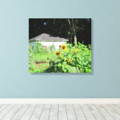 Landgaren omgepakt Canvas (Insitu (Houten vloer))